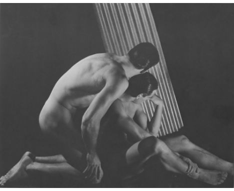 Artist: George Platt Lynes (American, 1907-1955). Title: "Male Nudes #98". Medium: Original vintage photogravure. Date: Compo