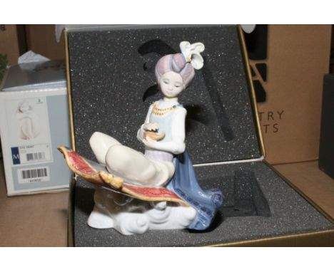 A Lladro Privilege Gold 'Aladdin' figure, boxed