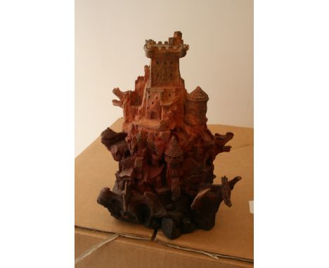 A boxed Enchantica model 'Dragonskeep' Collector's Club edition