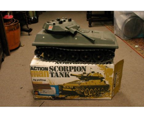 An original Action man Tank in original box