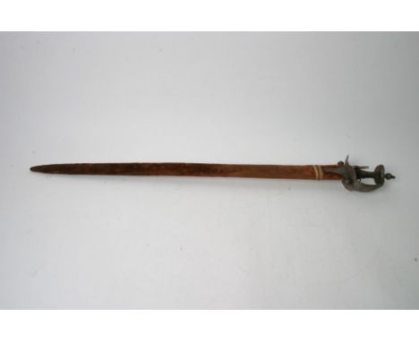 A ceremonial sword and scabbard.