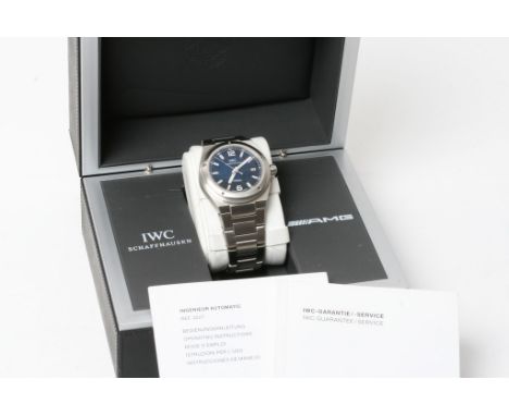 A quality IWC Schaffhausen International Watch.Co AMG. Gents automatic watch the paperwork with ref. 3227 the watch with seri