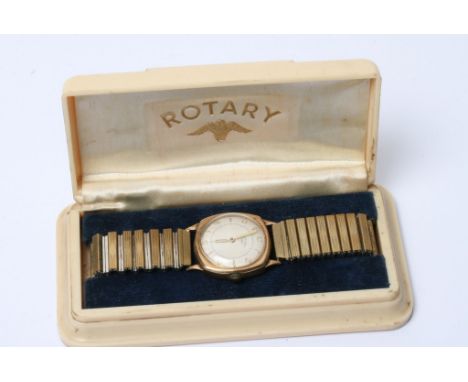 A Rotary 9ct gold watch