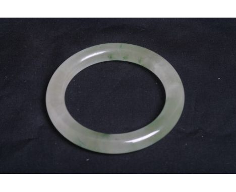 A jade bangle.