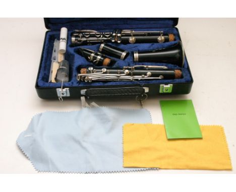 A cased Buffet clarinet 