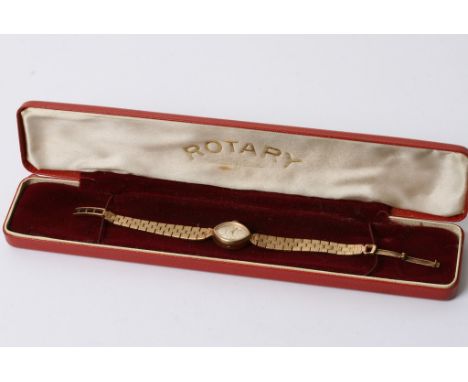 A 9ct gold Rotary lady's watch in original box 