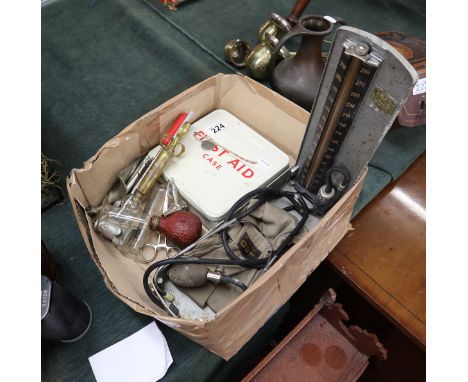 Collection of vintage first aid &amp; medical equipment