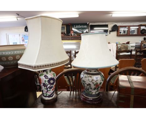 2 ceramic lamps