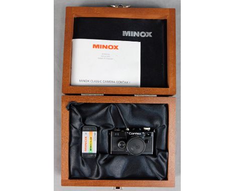 Minox Classic Camera Contax I. "No KM02424". Originale Box."Manufactured in Japan for Minox GmbH". Versand kann organisiert w