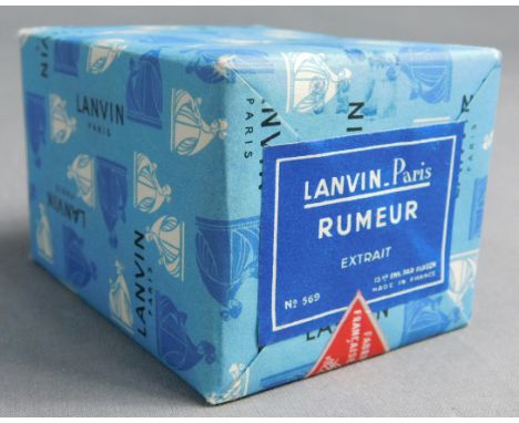 LAVIN_Paris. RUMEUR. EXTRAIT. No 569.Vintage Parfum. Frankreich. 15 ca ENV. PAR FLACON. Made in France. Original verpackt und