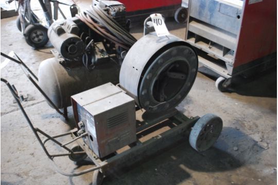 Lincoln Electric Model Ln 7 Wire Feeder S N U1970500404 W Cart