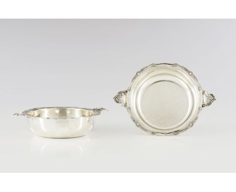 A pair of WOLFERS FRÃˆRES cupsSilver 800/000Plain centre of rococo lip and rimBelgium assay warrantee mark and goldsmith's ma