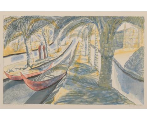 *EDWARD BAWDEN (1903-1989) 'Among the Marsh Arabs' signed, titled and numbered 71/75 in pencil to the margin, limited editio