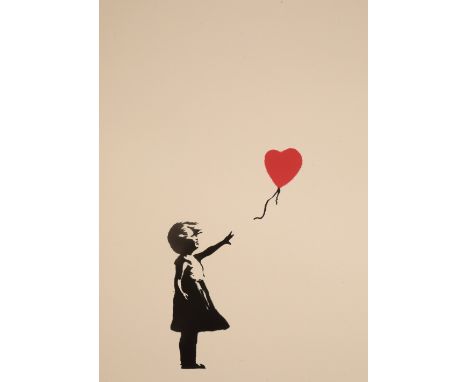 * WEST COUNTRY PRINCE AFTER BANKSY (B. 1974) 'Girl With Balloon' 2004/5, serigraph screen print, 70cm x 50cm (unframed)