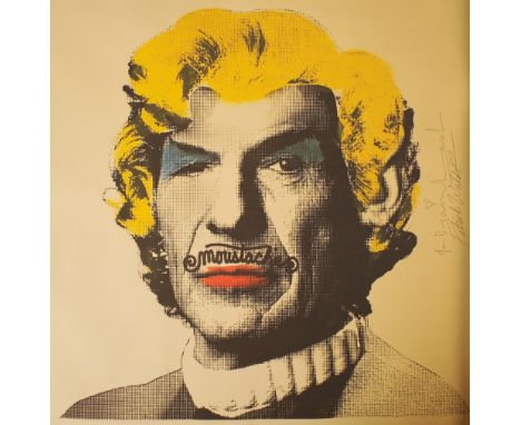 * MR BRAINWASH / PATRICK WALDO 'Mr Spock' both signatures signed in plate, print on canvas, 80cm x 80cm overall (unframed). P