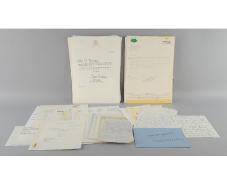 100+ handwritten letters from stars including Elsie Randolph, Kathy Staff, Leslie Crowther, Rosemary Leach, Susan Hampshire, 