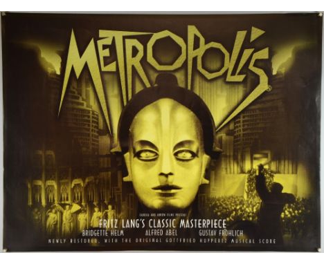 Metropolis (R-1994 / R-2003) Two British Quad film posters, directed by Fritz Lang, rolled, 30 x 40 inches (2)