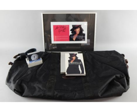 Gabrielle, Greatest Hits signed & framed print, a deluxe promo CD & DVD for Dreams Can Come true Greatest Hits Vol 1, a Rise 