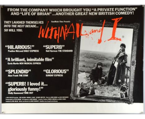 Nine modern & cult posters including Quads for Withnail & I (RR), Alien (RR), The Last Temptation of Christ, Blood Diamond, H