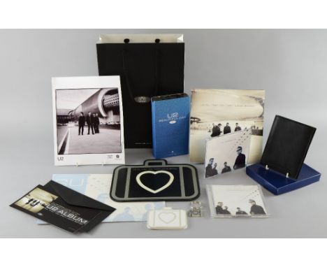 U2 All That You Can`t Leave Behind, Promotional only album release pack including passport holder, VHS, CDs, promo photo, mou
