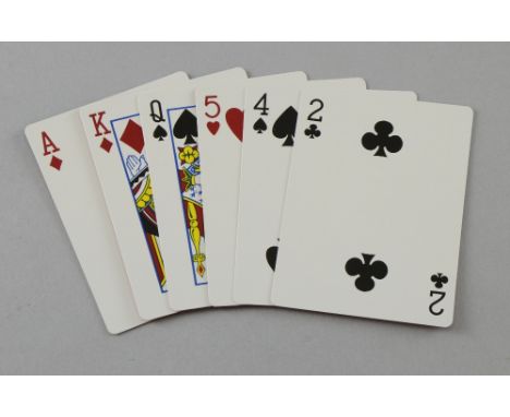James Bond Casino Royale (2006) Six prop playing cards used and seen in the film starring Daniel Craig, obtained directly fro