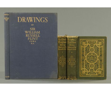 Le Morte D'Arthur, by Sir Thomas Mallory, with illustrations by William Russell Flint, two volumes, published by Philip Lee W