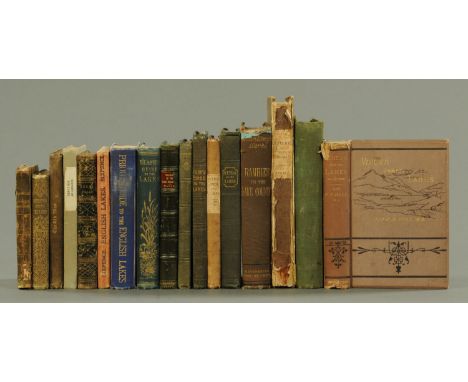 A box of 19th century and later books on The Lake District, poetry, etc., to include Rambles in The Lake Country by Edwin Wau