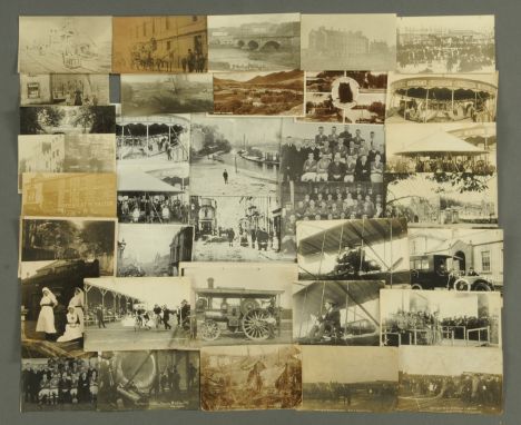 Workington Town Interest - A collection of black and white photographic cards and postcards, to include Workington sports 191