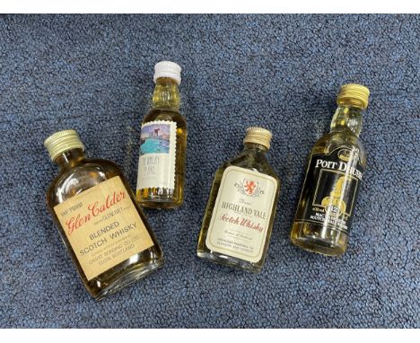 LOT OF WHISKY MINIATURES Approximately 80, primarily blended Scotch whisky, includes Clan Blend, Glen Calder, White Horse, Ro