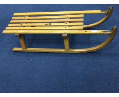 WOOD SLED, 90cm long