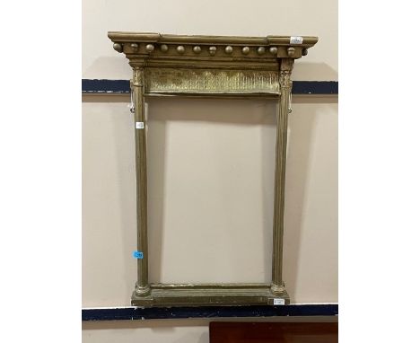 REGENCY STYLE UPRIGHT WALL MIRROR FRAME, 87cm high