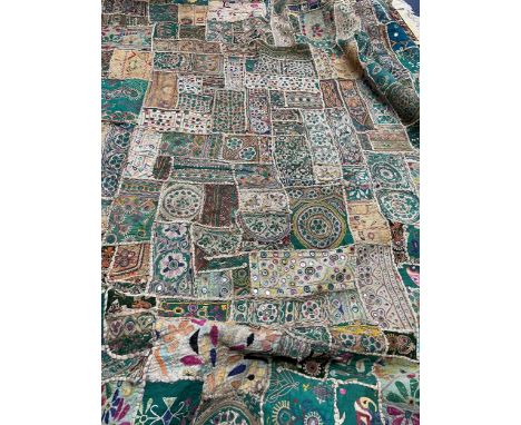 EASTERN HAND STITCHED TAPESTRY, approximately 230cm x 170cm