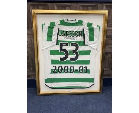 CELTIC FOOTBALL CLUB REPLICA JERSEY, named 'Larsson 53 2000-01' to commemorate Henrik Larsson winning the golden boot that ye