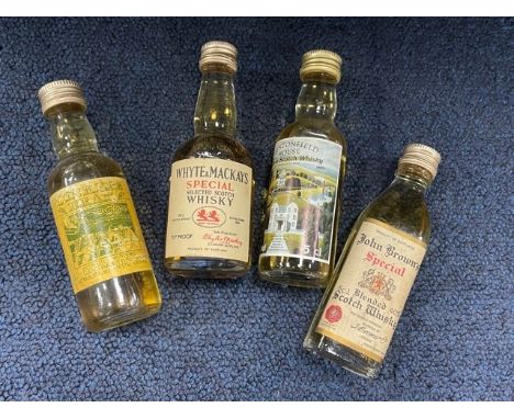 LOT OF WHISKY MINIATURES Approximately 80 miniatures, primarily blended Scotch whisky, includes Prestofield House, Dew of Ben