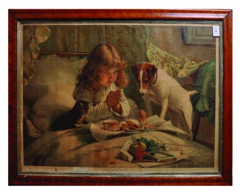 Early 20th Century English School. A Maple Frame, 20” x 27.5” with inset print. 
