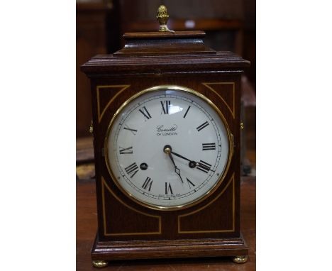A contemporary Regency style bracket type mantel clock, Comitti of London