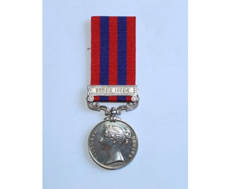 Indian General Service Medal. To 994 Pte W. Nicholson. 1st Battalion Yorkshire Light Infantry. 