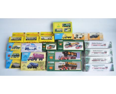 Collection of boxed diecast model vehicles to include 11x limited edition 1/50 scale truck and commercial vehicles from Corgi