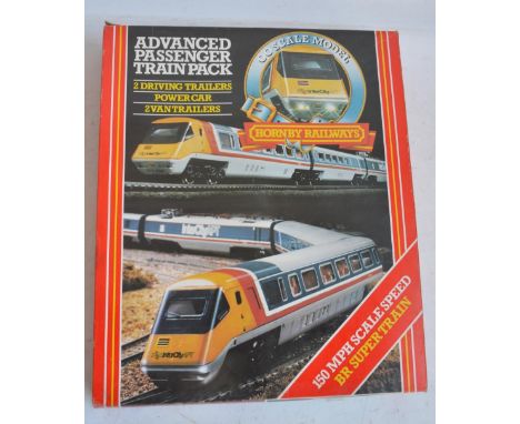 Hornby OO gauge 5 car Advanced Passenger Train (APT) boxed set, models in good previously used condition with some marks and 