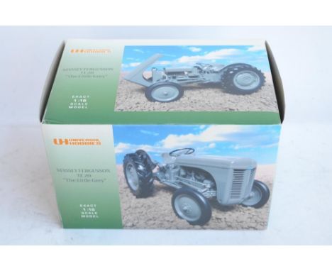 Universal Hobbies 1/16th scale highly detailed diecast Massey Ferguson TE20 'The Little Grey' tractor model in mint un-displa