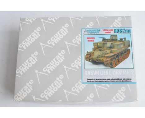 Accurate Armour 1/35 scale AASVN Centurion ARV Mk2, Australian Army South Vietnam resin/mixed media model kit, unstarted, app