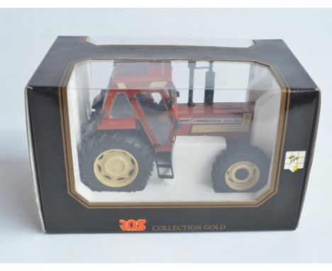 Ros 1/18th scale Fiat 180-90 Turbo DT diecast tractor model in very good previously displayed condition, box good with some d