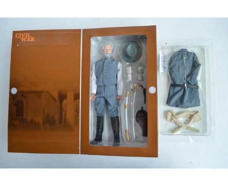 1/6 scale General Lee American Civil War action figure from Dragon (item no 74003), model appears mint with accessories and i