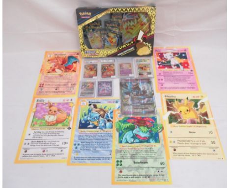 Pokémon - Crown Zenith Pikachu VMax Special Collection box set, MGC 2022 Pokémon Charizard V Brilliant Stars #49558, PSA 2020