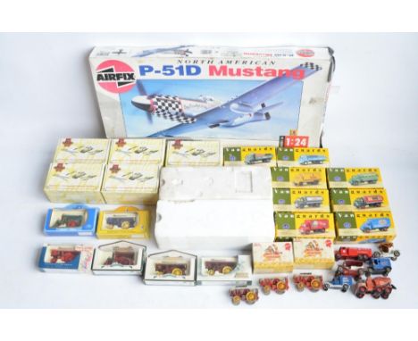 Collection of diecast model vehicles to include 8x Lledo 1/64 scale Vanguards trucks (all poor to fair condition), 2x 1/64 Ma