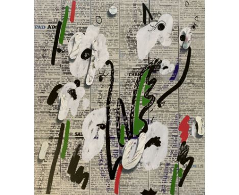LAURA OWENS (B. 1970)Untitled, 2013Offset Lithograph25" x 28 1/4"