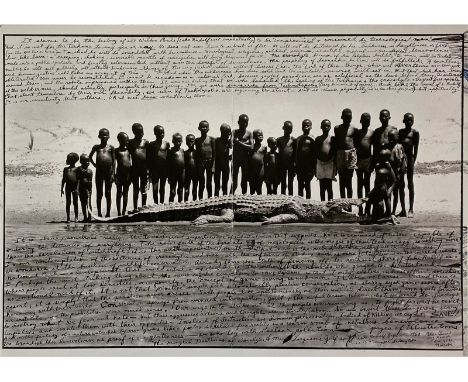 PETER BEARD Ferguson's Gulf Spit Crocodile, 1968 Offset Lithograph 14 1/4" x 20 1/4"