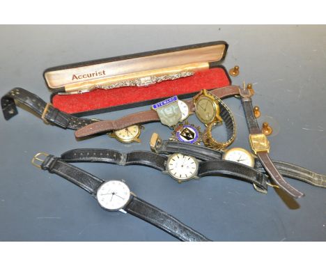 Watches - a vintage Velta wristwatch, textured dial, Arabic numerals, subsidiary seconds; others, Croton, Rotary, Sekonda, et
