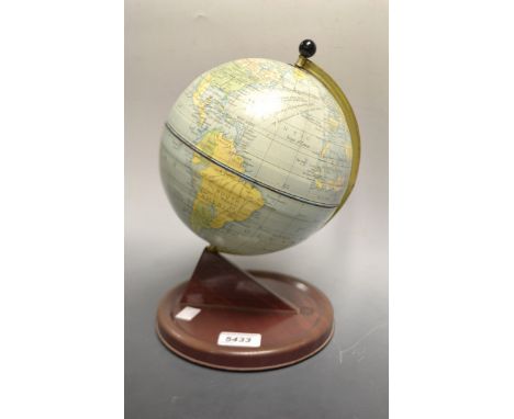 A Chad Valley globe.