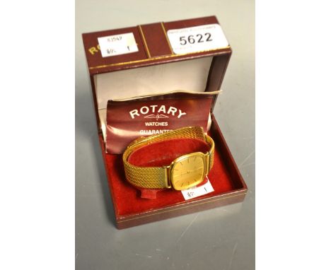 A Rotary wristwatch, baton indicators, boxed